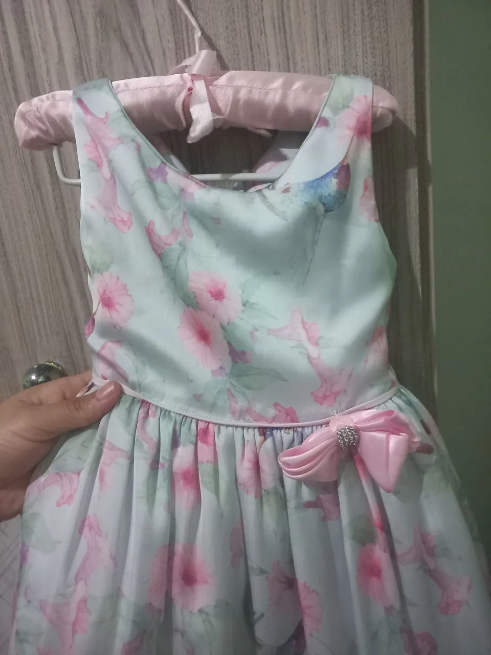Vestido Infantil Floral -