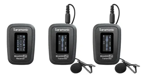 Microfones Lapela Saramonic Blink500 Pro B2 Condensador Omnidirecional Profissional