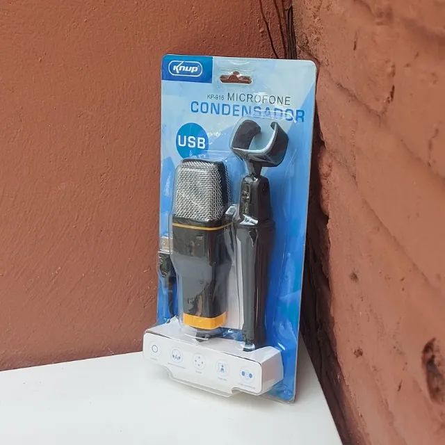 Microfone Condensador Knup KP-916 "Sem uso" - Foto 2