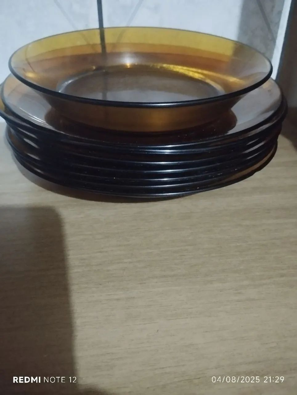 Conjunto de Pratos de Vidro duralex