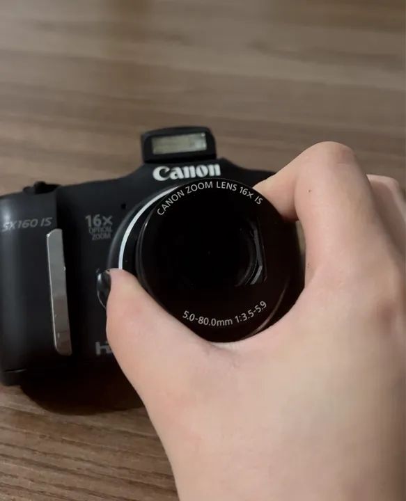 Câmera Canon SX160 IS 16x Zoom Óptico
