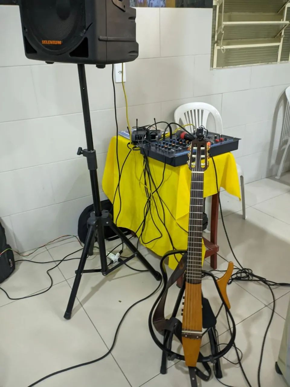 Violão Yamaha Silent SLG110n - Foto 4