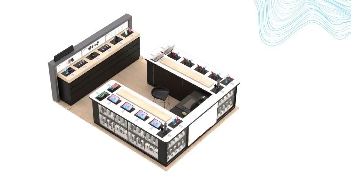 Quiosque para shopping