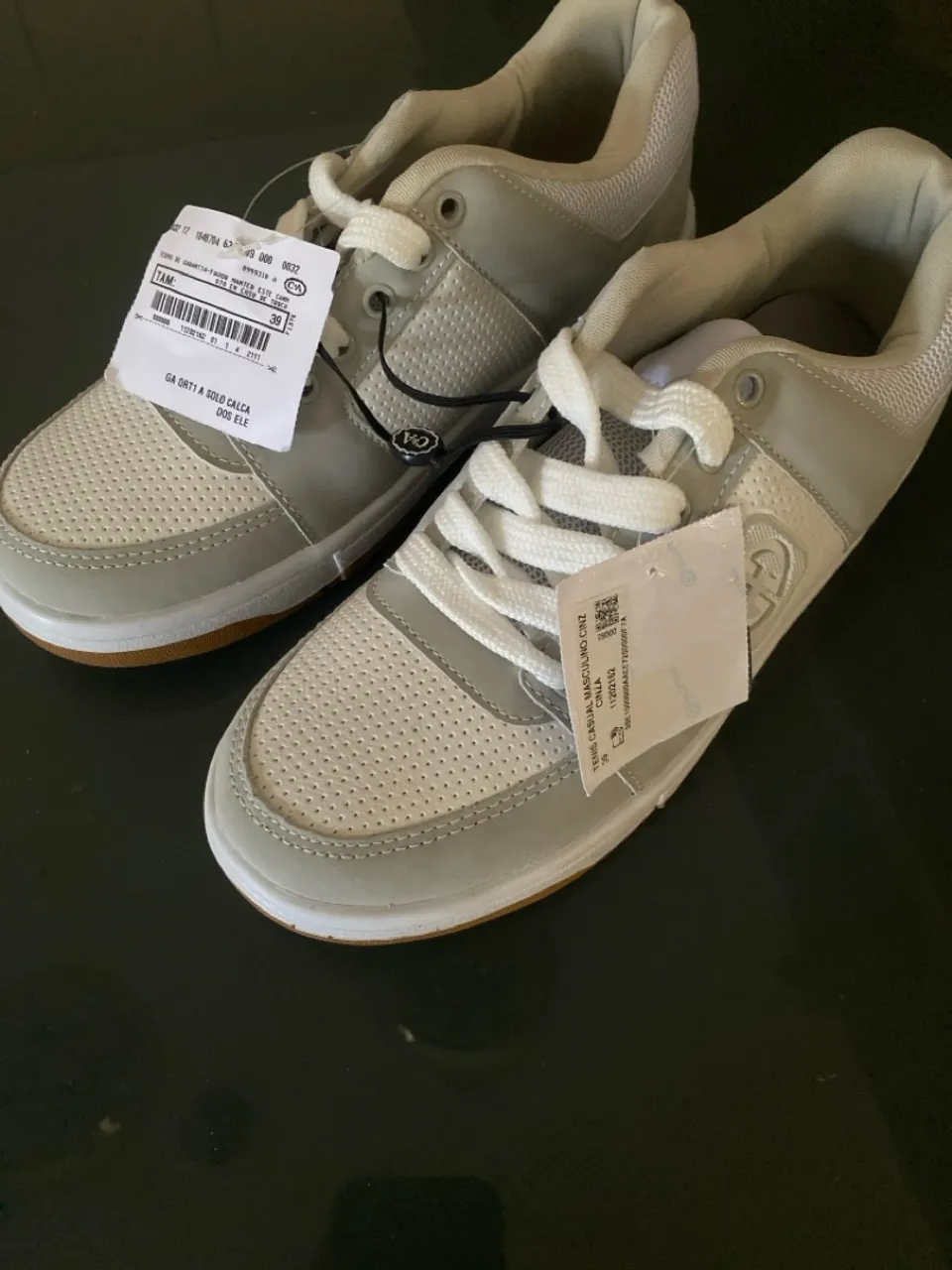 Tênis Casual Masculino Cinza