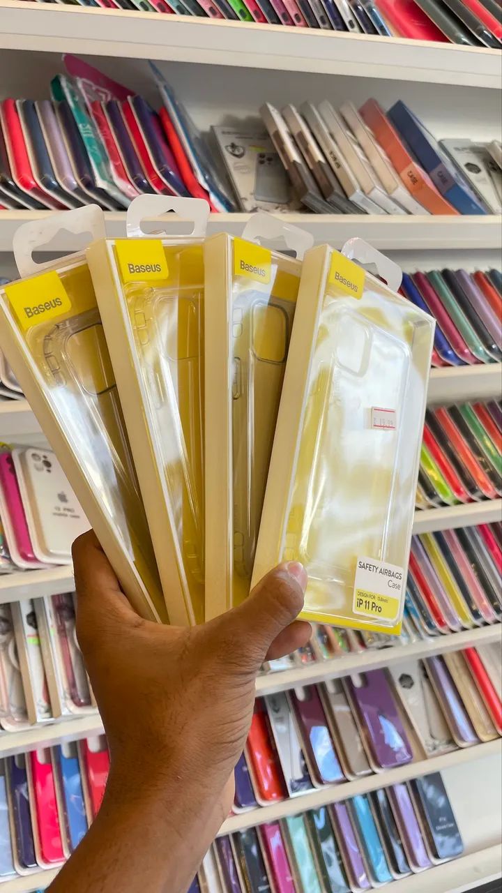 CAPA ORIGINAL BASEUS IPHONE 11 PRO TRANSPARENTE  - Foto 2