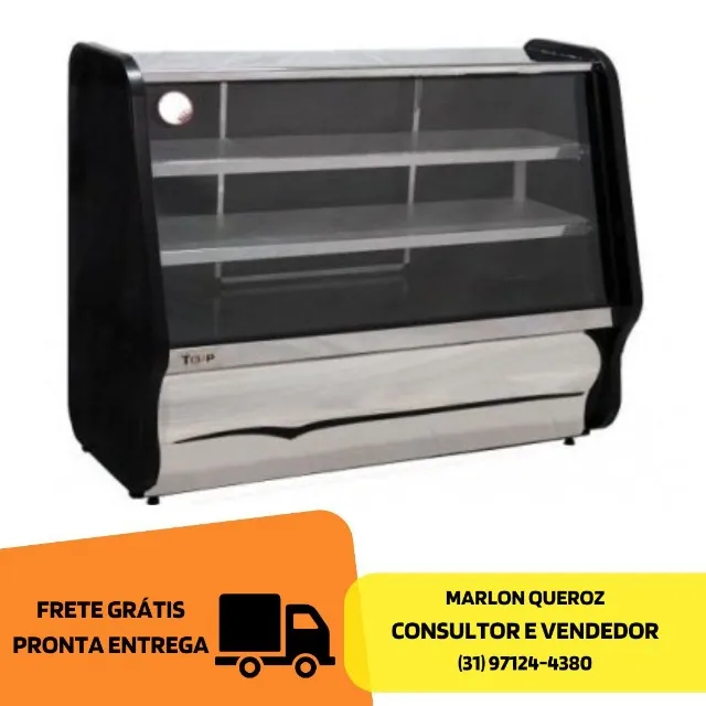 Balcão Refrigerado Ormifrio 1,25M Toop Black 127/220v Novo