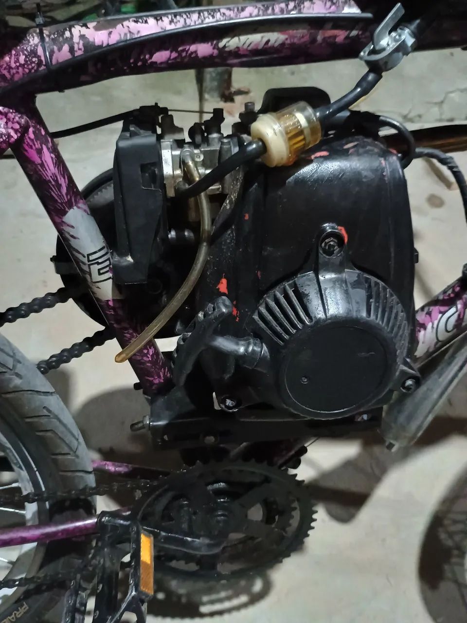 Bicicleta Motorizada Motor 4 Tempos 50cc top leia a descrição  - Foto 4