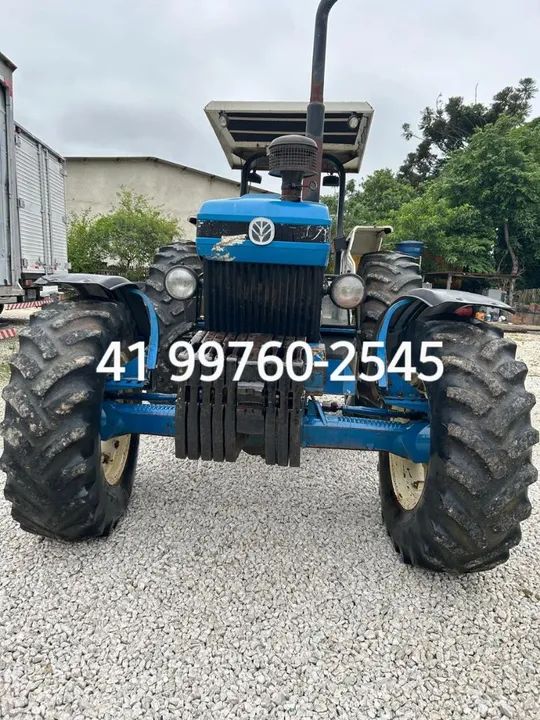 TRATOR NEW HOLLAND 7630 TRAÇADO 4X4 ANO 2000T - Foto 3