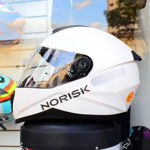 Capacete Norisk Branco - Usado