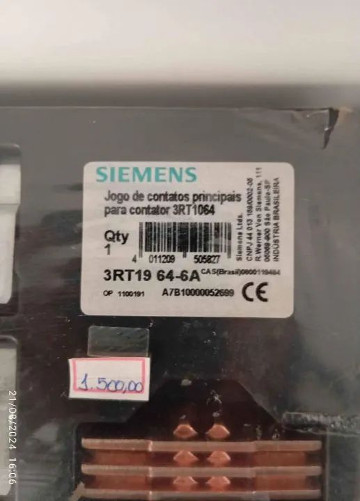 Jogo de Contatos principais para contatorSiemens  - Foto 2
