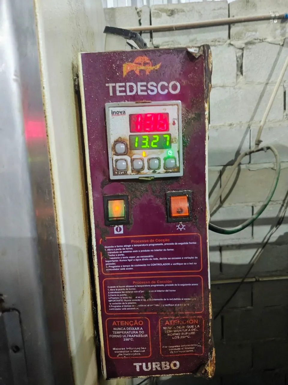 Forno turbo padaria