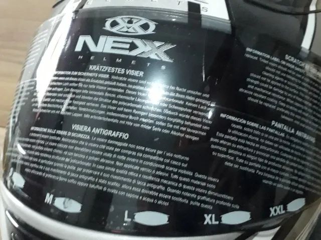 Capacete tricomposto NEXX X10 MAK (europeu), nunca usado, na caixa, mais DOIS BRINDES - Foto 3