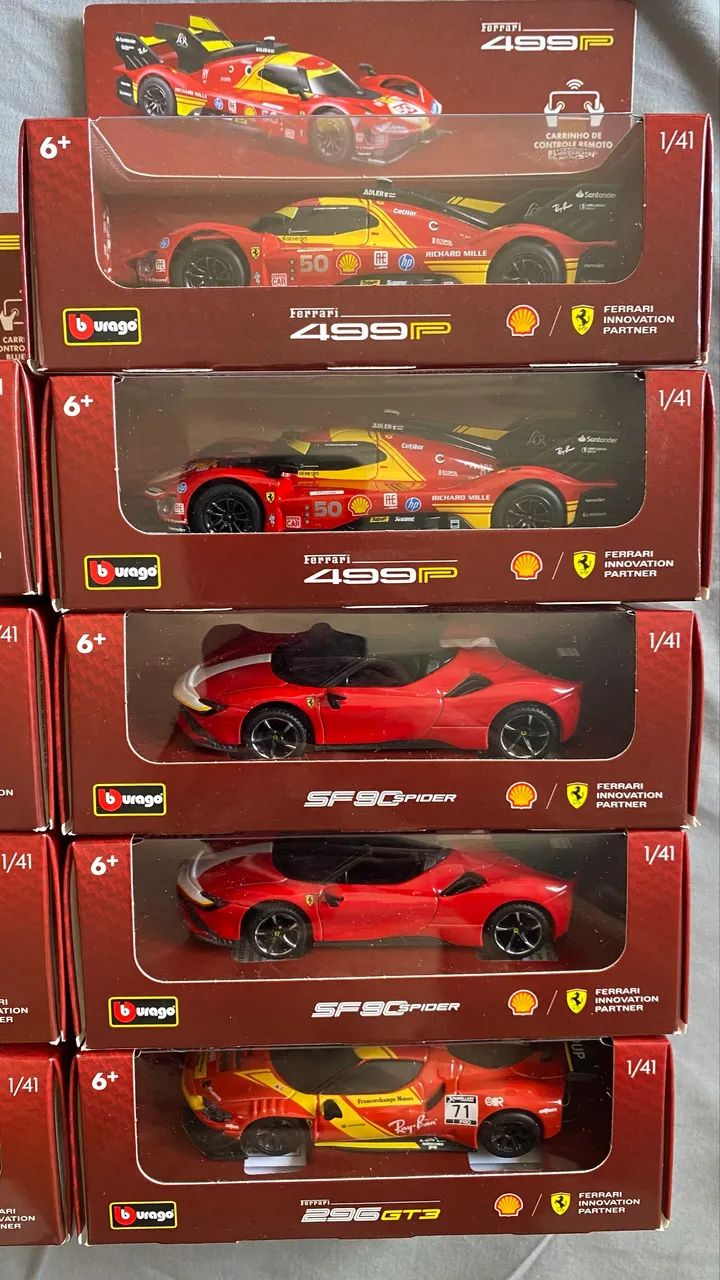 Miniatura Ferrari postos Shell Controle Remoto - Foto 2
