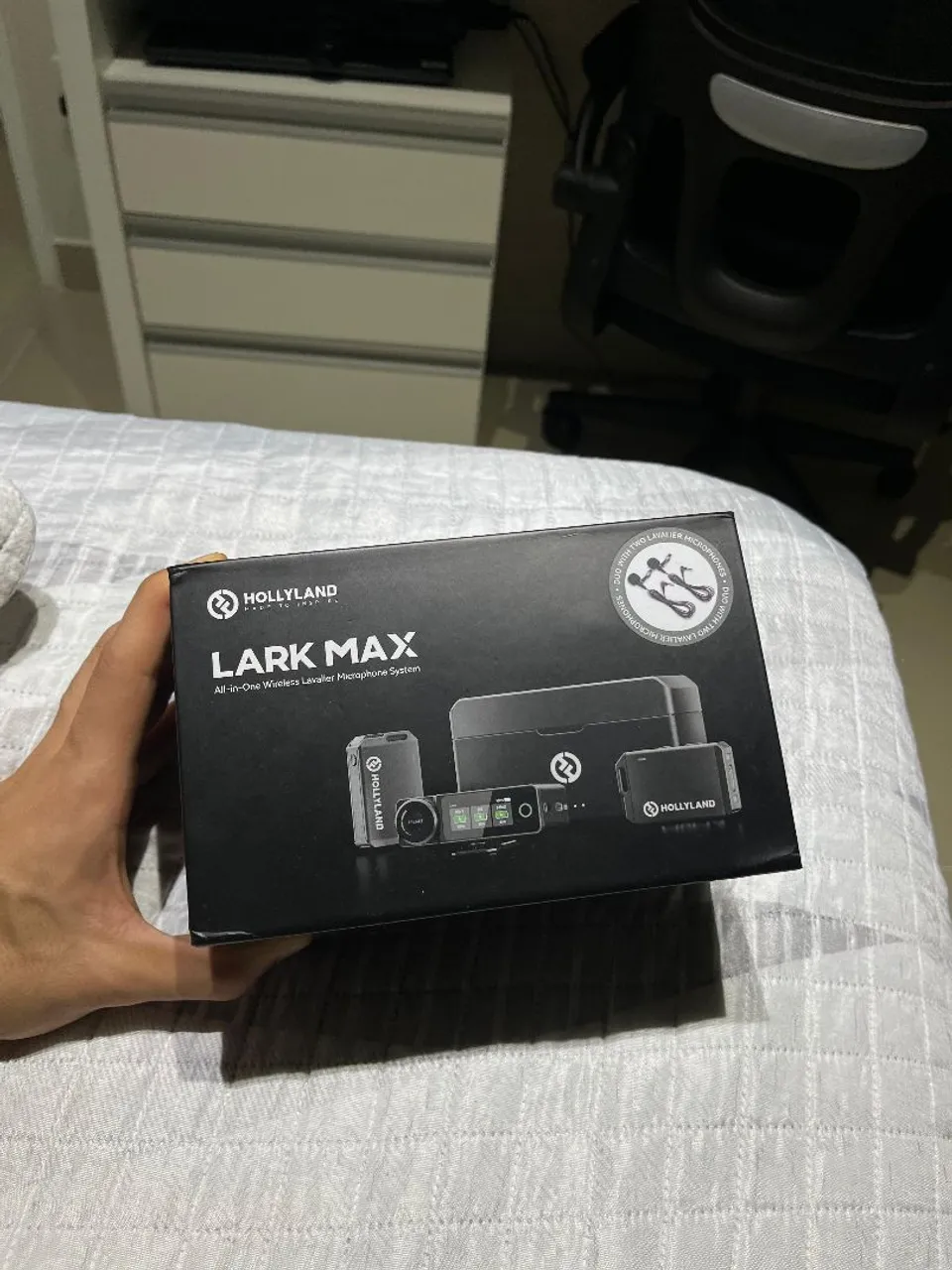 Microfone sem fio Hollyland Lark Max - Novo