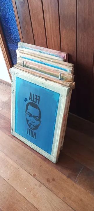 10 Telas Silk-Screen / Serigrafia 55x45cm - Foto 4