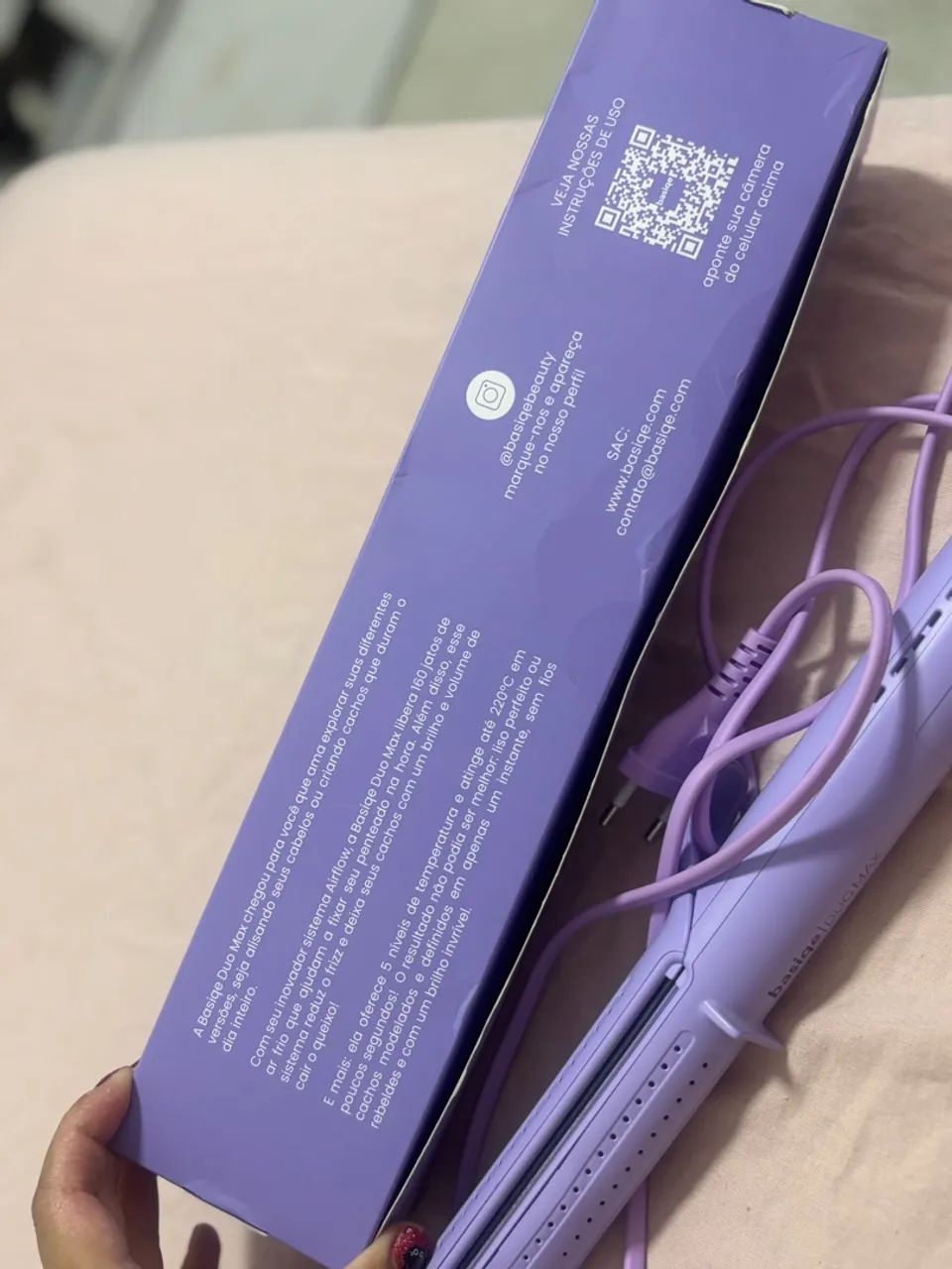 Prancha Modeladora Basique Duo Max 2 em 1 (aceito ofertas) - Foto 3