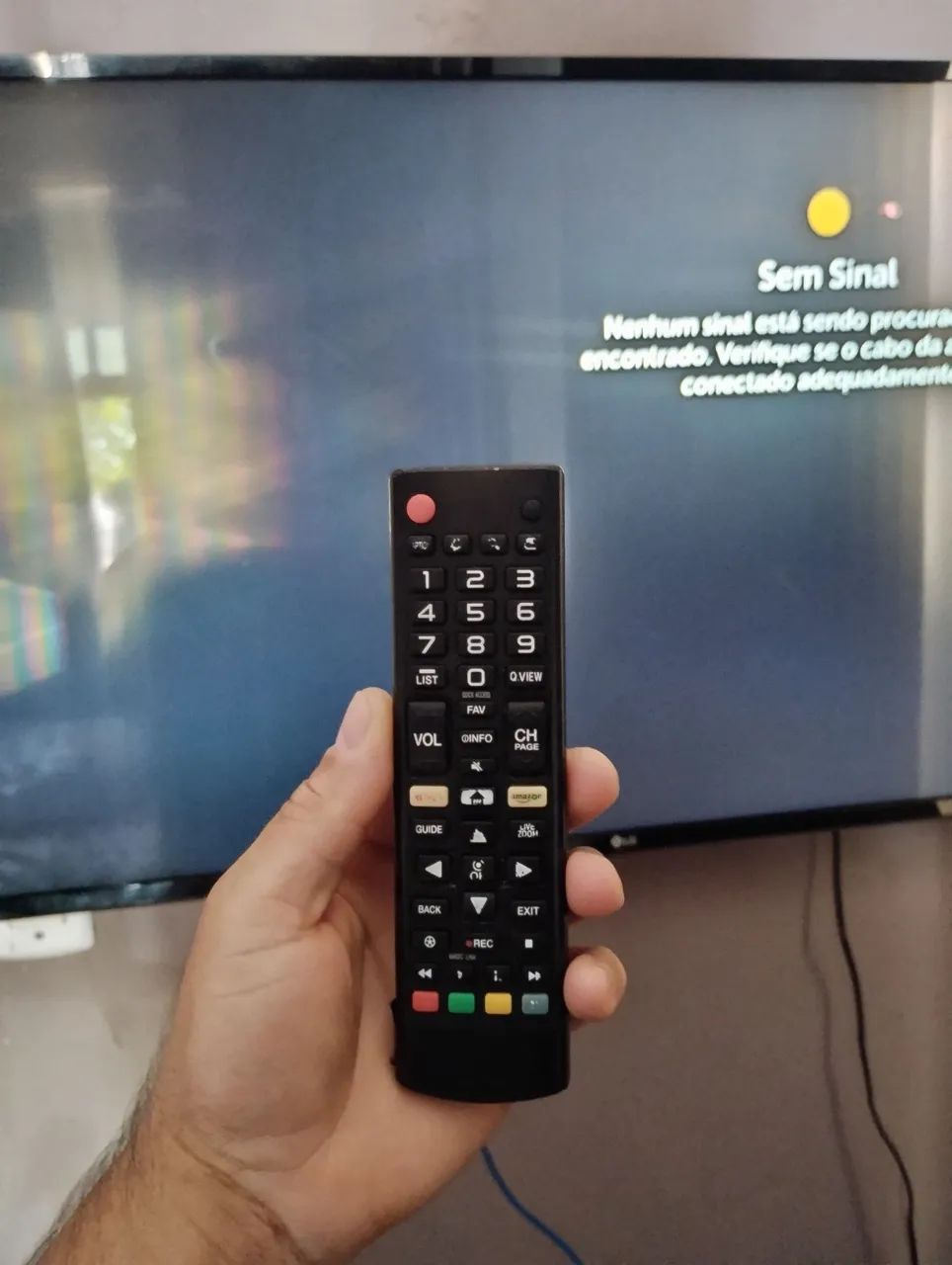 TV LG Smart  com controle remoto