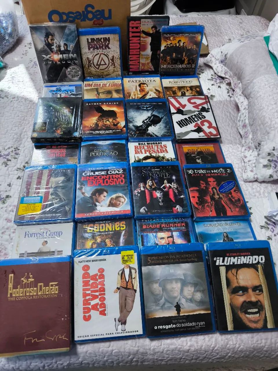 Coleção de bluray's e Bluray player 3d sony