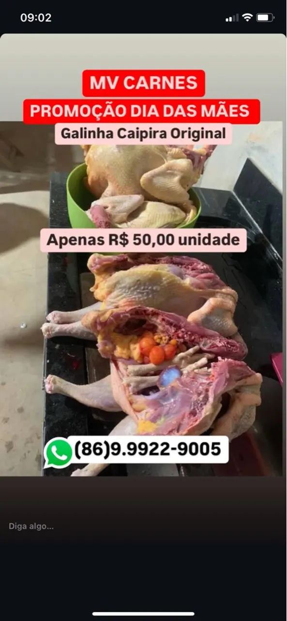 Galinha Caipira Original - Dia das Mães