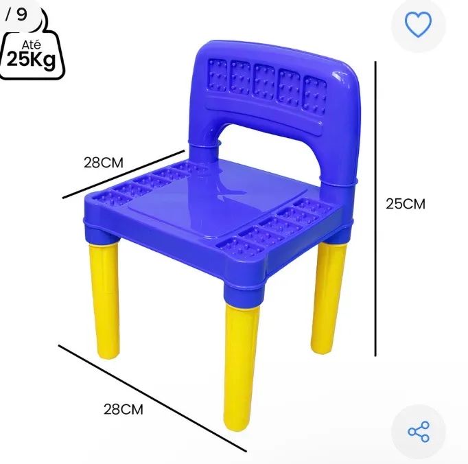 Mesa e cadeirinha infantil  - Foto 2