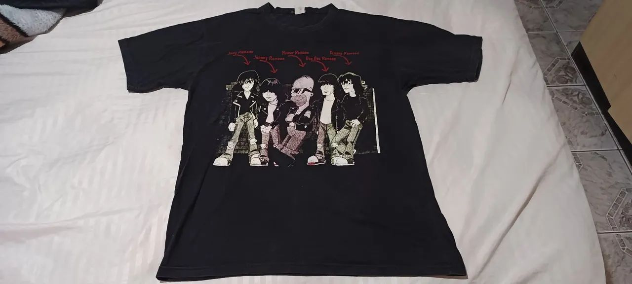 Camiseta Homer Ramones Simpsons