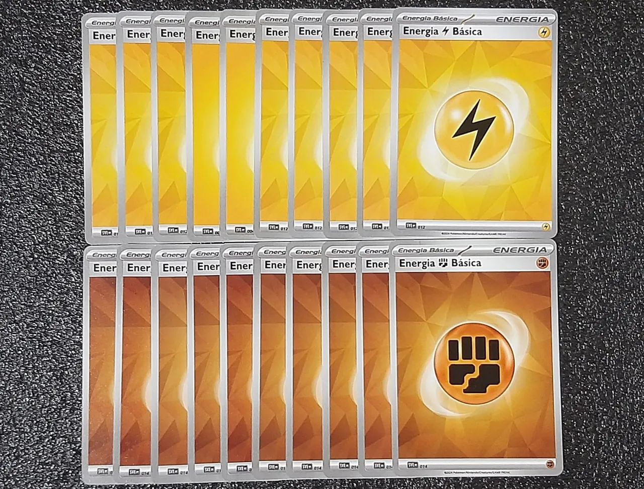 Deck raio fúria cartas originais de pokémon - Foto 3