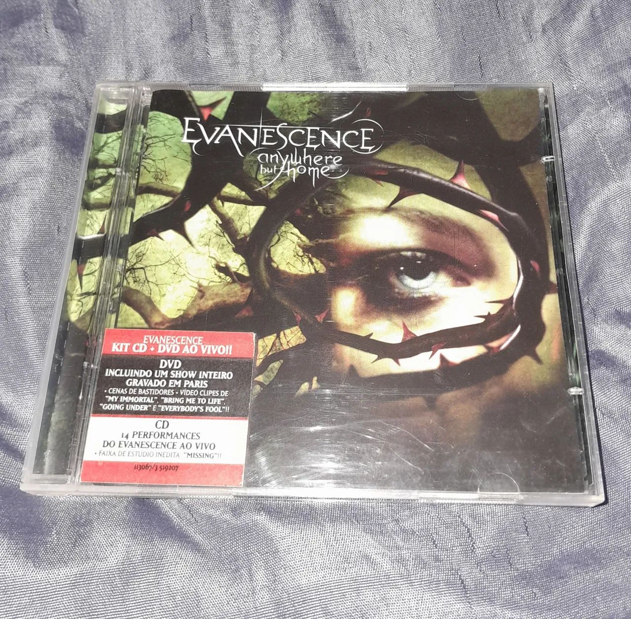 Cd Evanescence-anywhere but home duplo 
