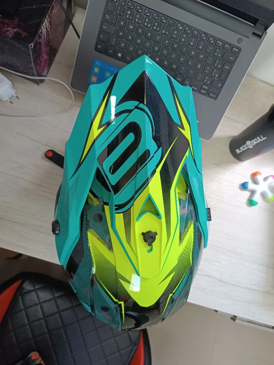 Capacete ASW Fusion + Óculos 100% - Foto 3