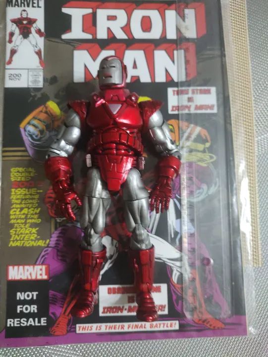 Boneco Iron Man Figura de Ação Marvel Legends Série VII toybiz - Foto 5