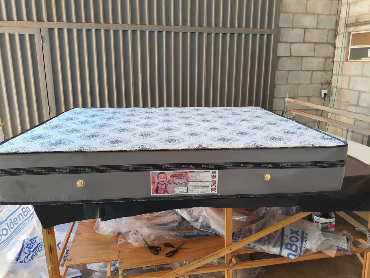 Colchão casal misto d33 com EPS 