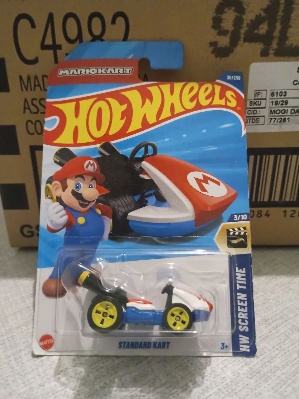 Carro Hot Wheels Mario Kart Standard Kart