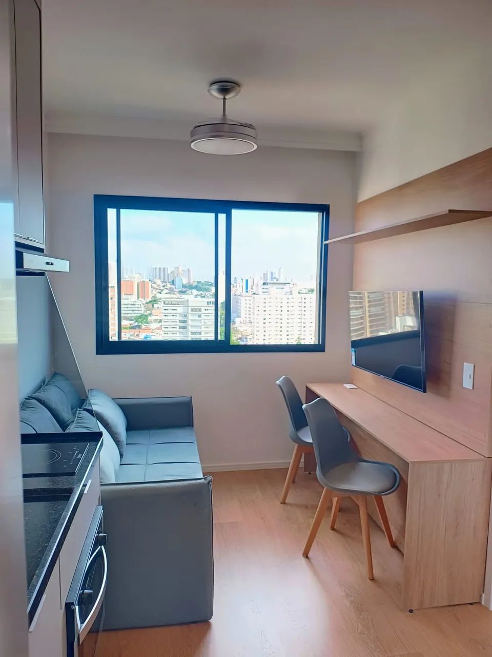 Apartamento TOTALMENTE mobiliado 1 dormitório na Vila Pompéia. Impecável! - Foto 4