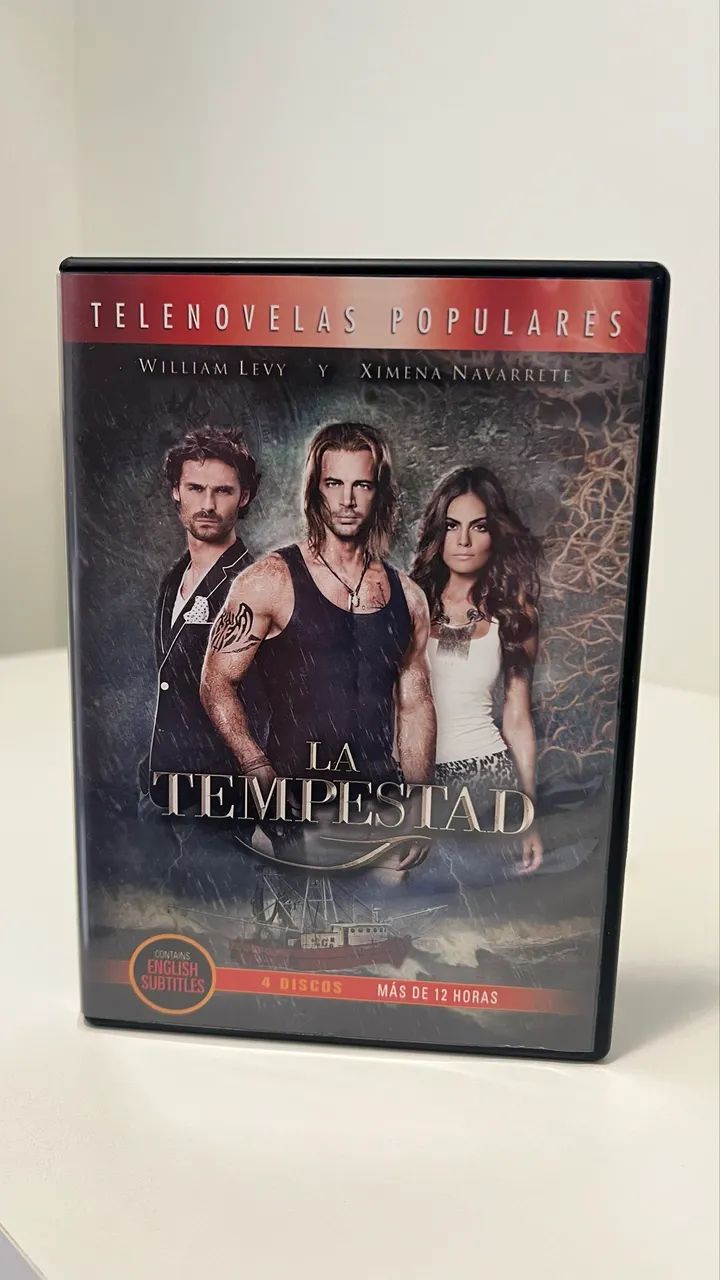DVD da novela mexicana A Tempestade com Willian Levy