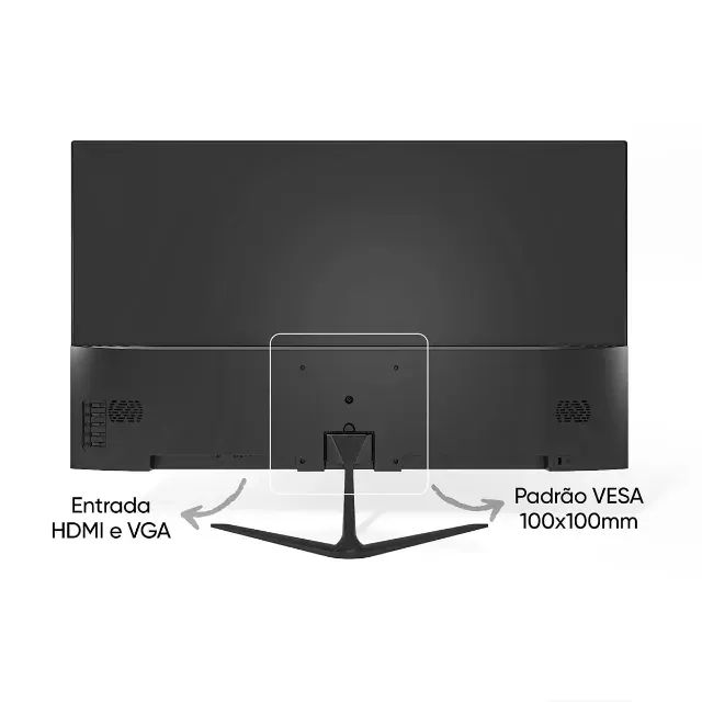 Monitor Get Slim 27" Led, Full HD, 100Hz, 5ms, VA, Flicker Free & Low Blue Light - WZetta - Foto 3