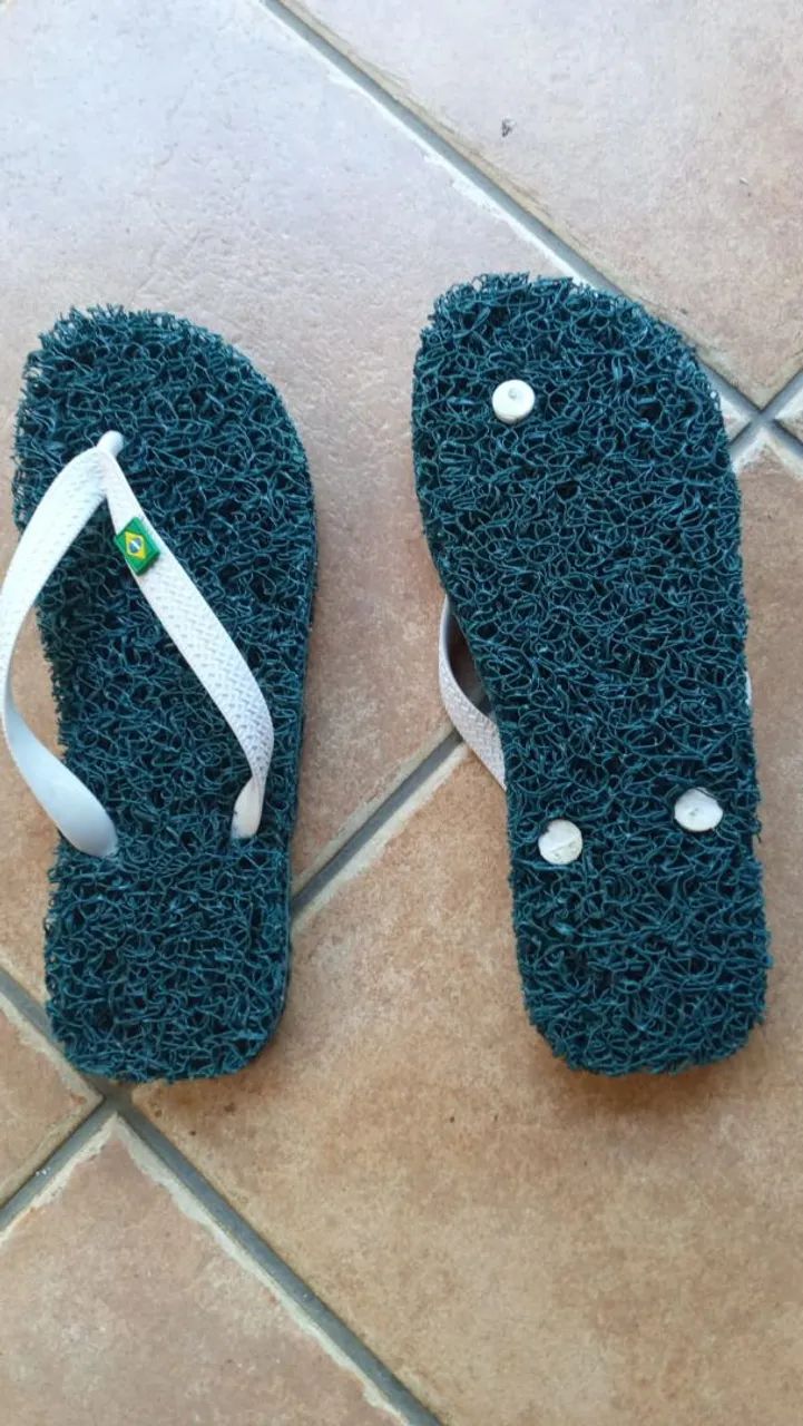 Chinelo Capacho Verde Ande Bem Brasil  - Foto 2