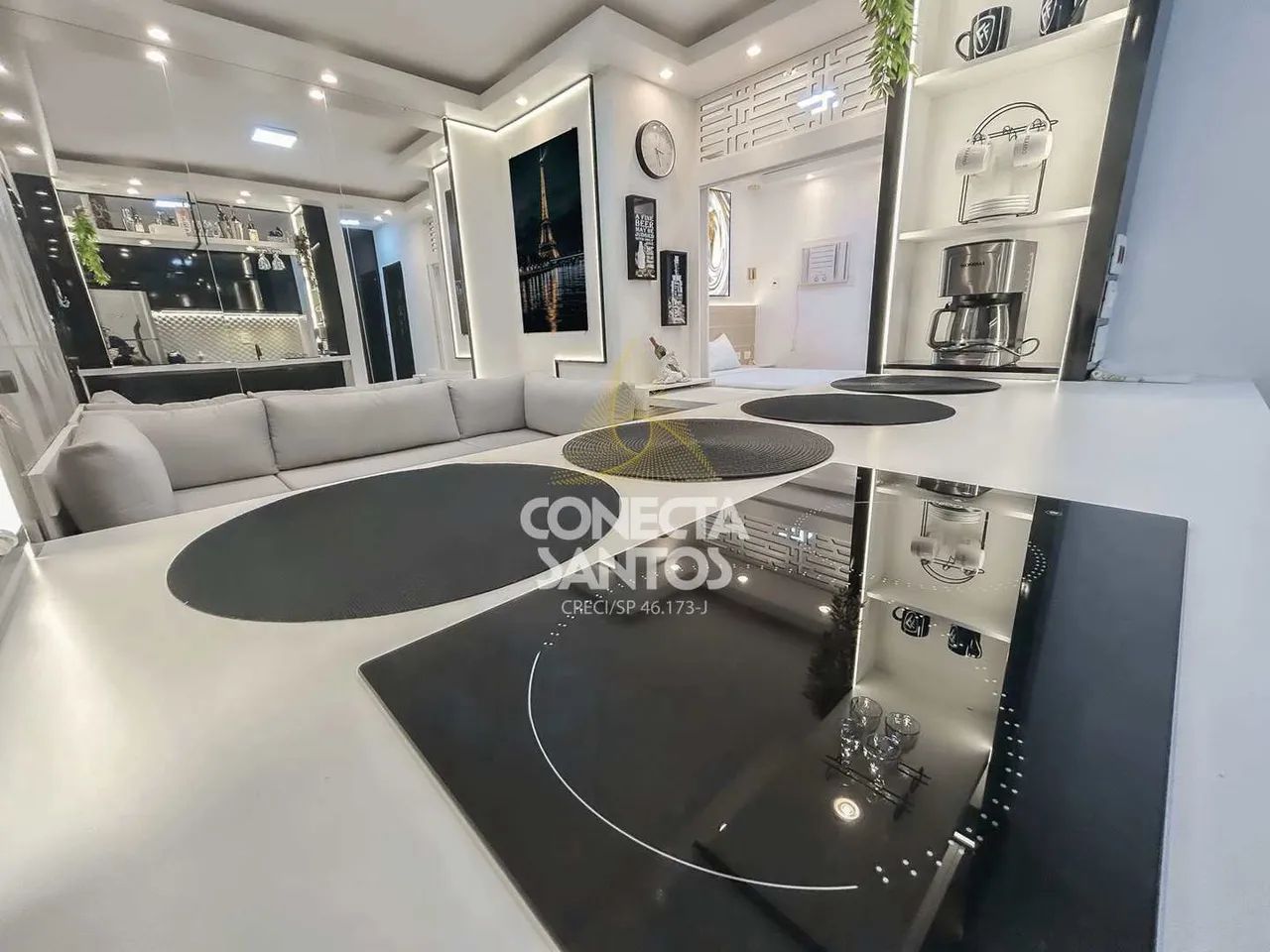 FLAT MOBILIADO São Vicente - R$ 320 mil, Cod: 1544 - Foto 5
