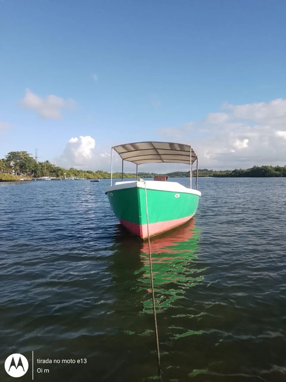 Barco pra passeio e pescaria 