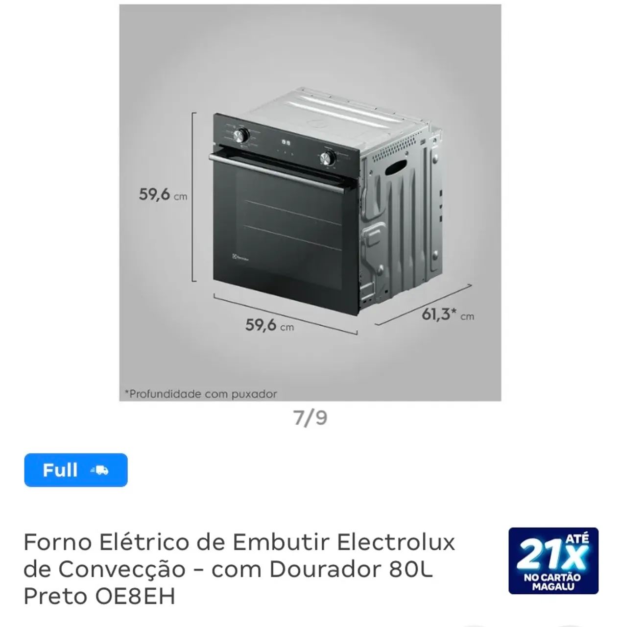Forno Elétrico Electrolux Moderno e Eficiente - Foto 2