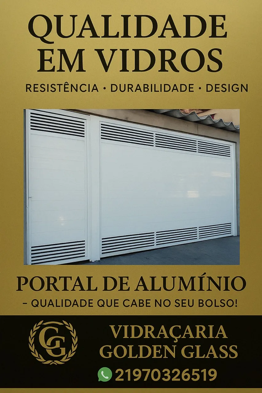 Portões de alumínio