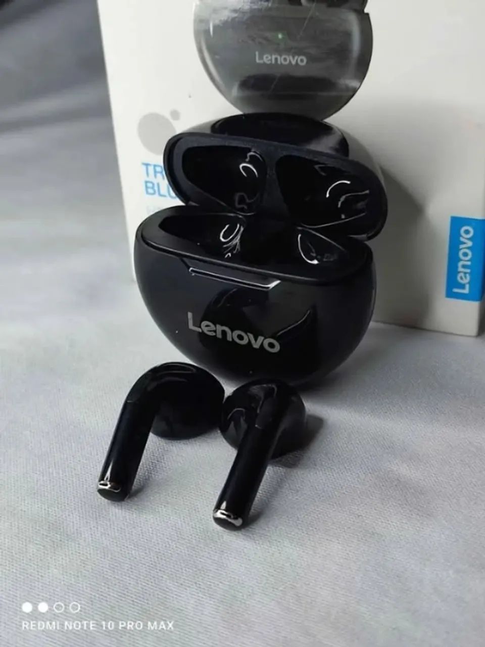 Fone Lenovo® HT38 (PRETO OU BRANCO) ThinkPlus Bluetooth 5.0 - Foto 5