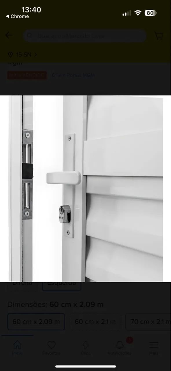 Vende-se porta ramassol 2,10x60