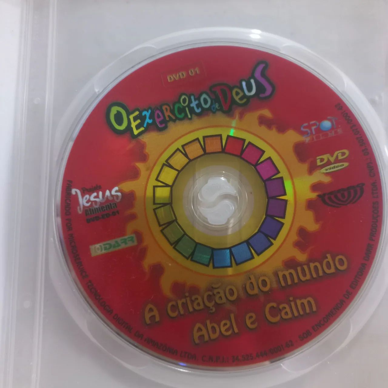 Dvd A criação do mundo  & Abel  e Caim O exército de Deus  - Foto 3