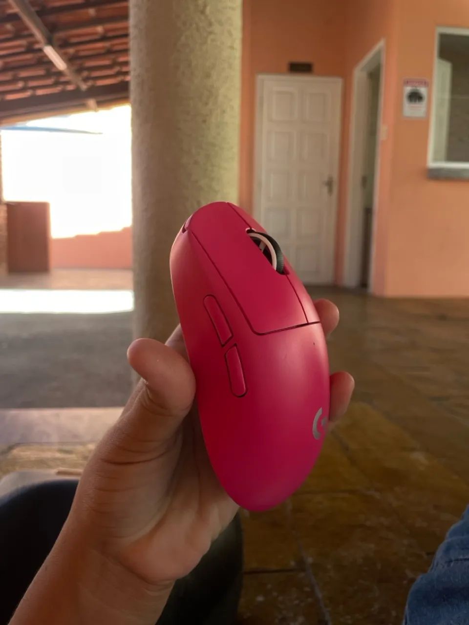 Mouse gamer logitech g pro X rosa - Foto 4