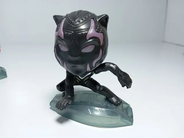 bonecos mc donalds marvel pantera negra coleção kit com 6 figuras de ação colecionáveis - Foto 6