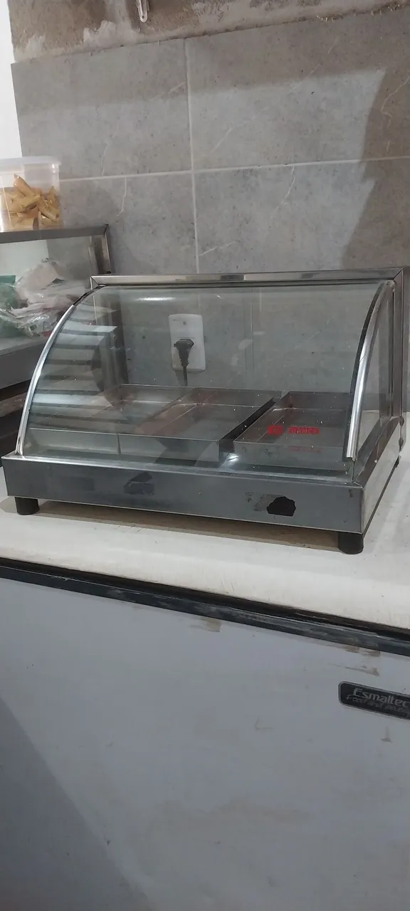 Estufa Vitrine Expositora Aquecida para Alimentos