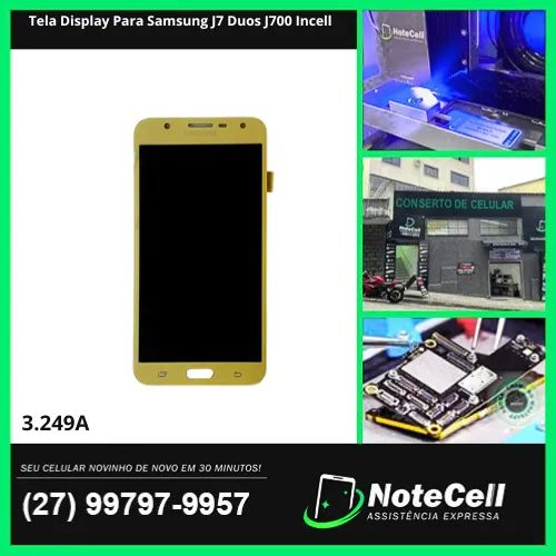 Tela Display Para Samsung J7 Duos J700 Incell- Instalação Expressa!
