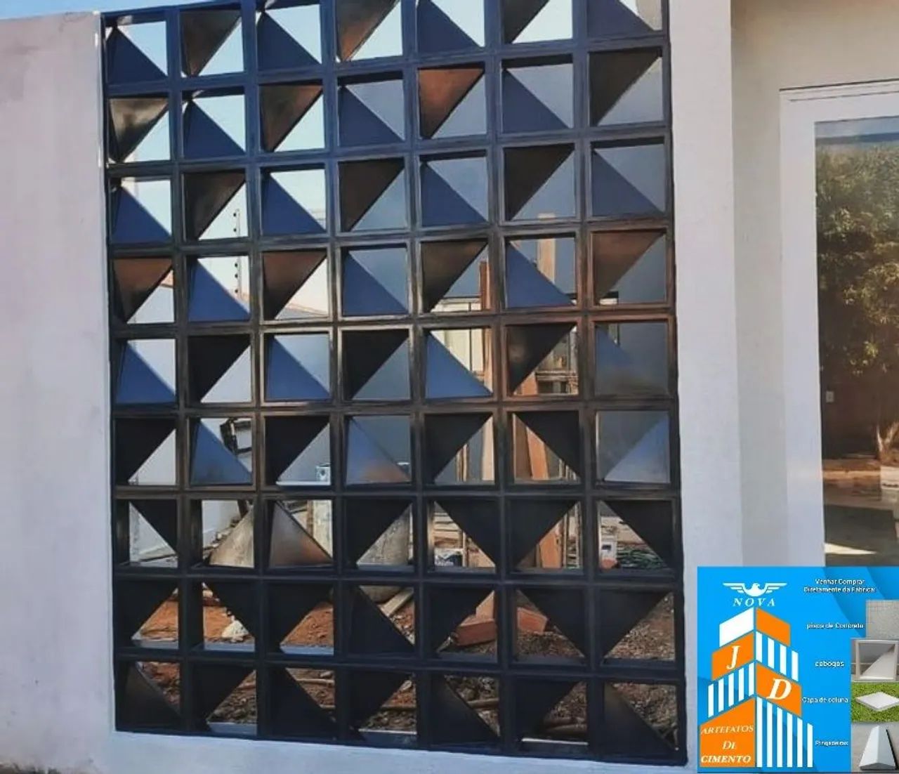 Cobogó Gulobov com ferro - Foto 3