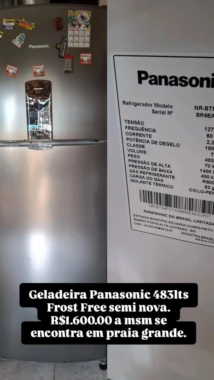 Geladeira Panasonic 483 Litros - Foto 2