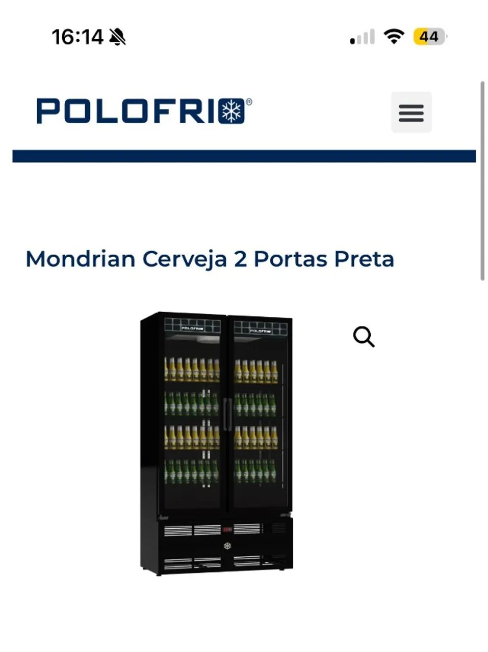 Cervejeira / auto serviço carnes embaladas - 2 portas - linha mondrian - marca polofrio  - Foto 3