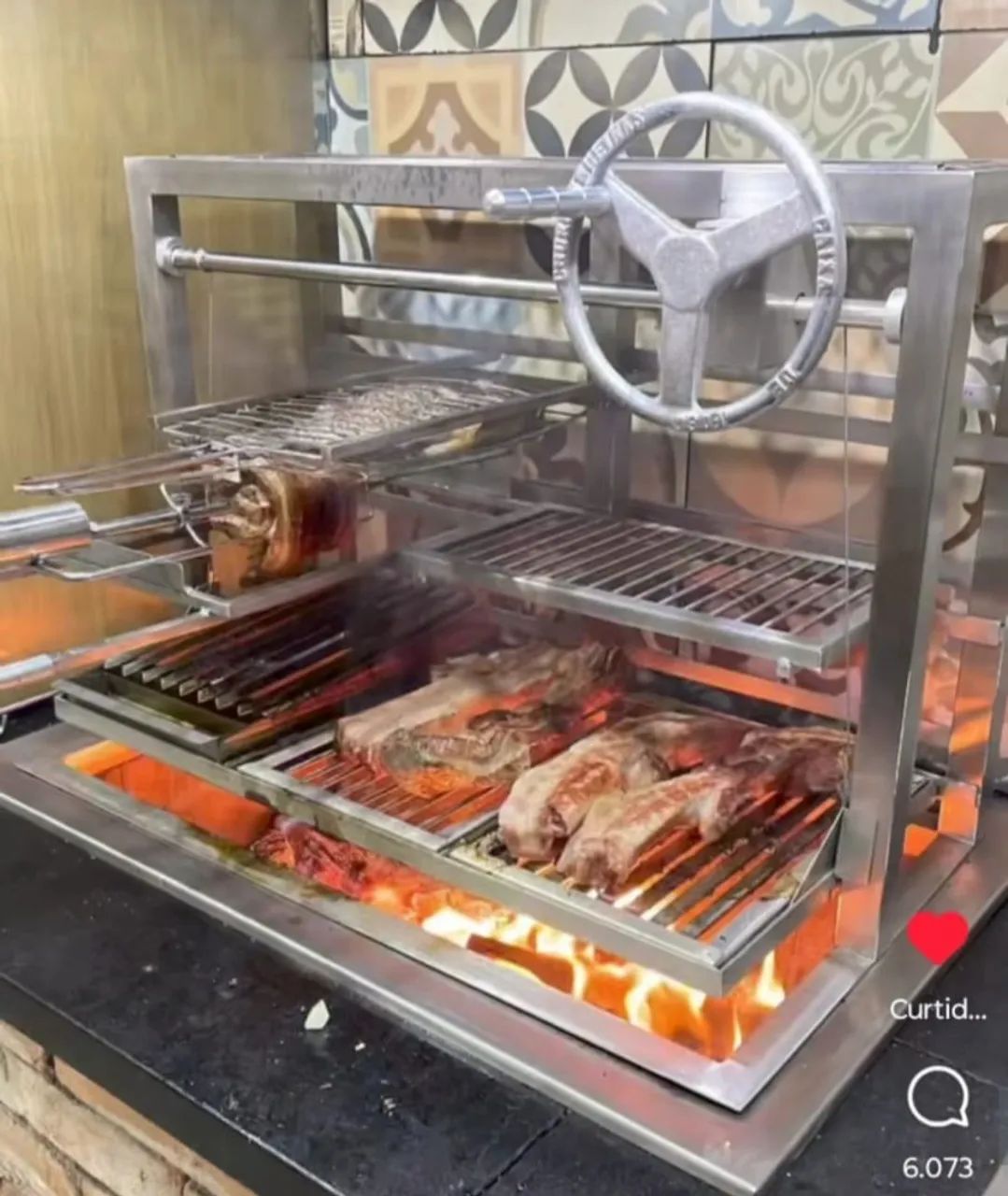 GRILL 100% INOX TOP DE LINHA - Foto 3